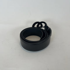 Gucci Black GG Buckle Belt