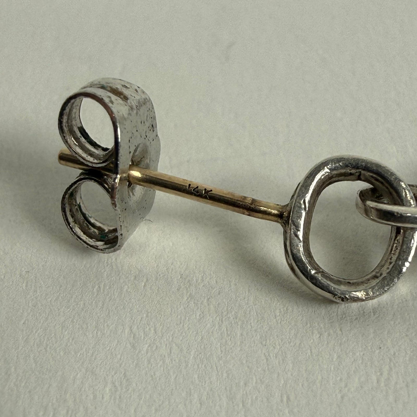 Chrome Hearts Pave Diamond .925 Baby Fat Earring