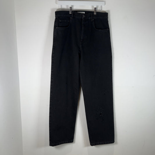 Balenciaga Shotgun Distressed Pants