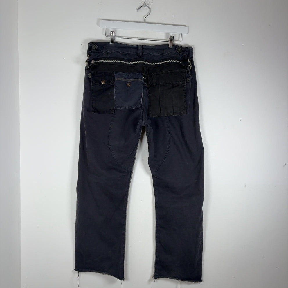 Undercover AW04 ‘But Beautiful’ Hybrid Denim Docking Cargo Pants