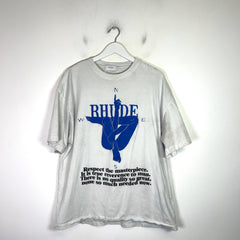 Rhude Respect The Masterpiece Logo T-Shirt