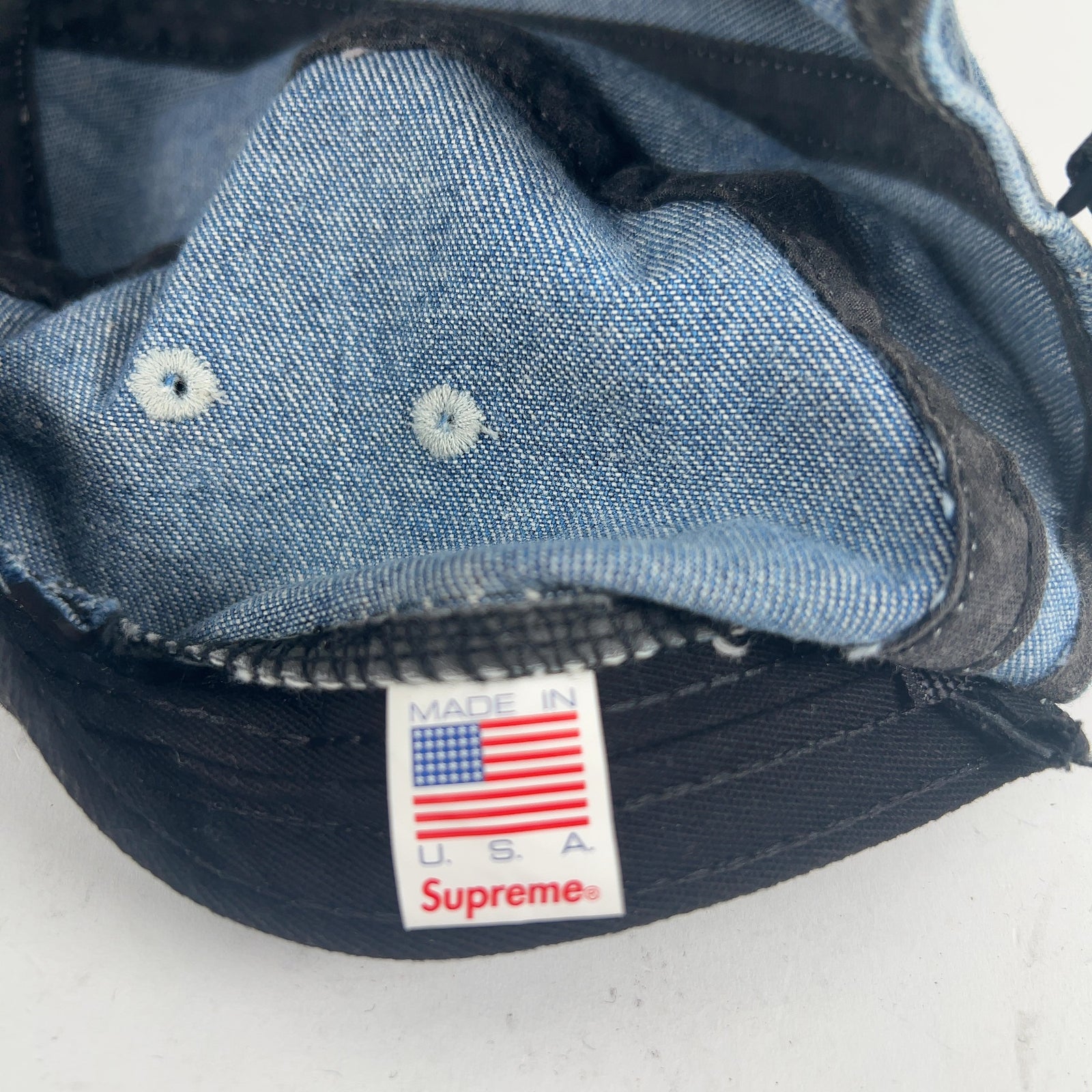 Supreme Denim Box Logo Hat
