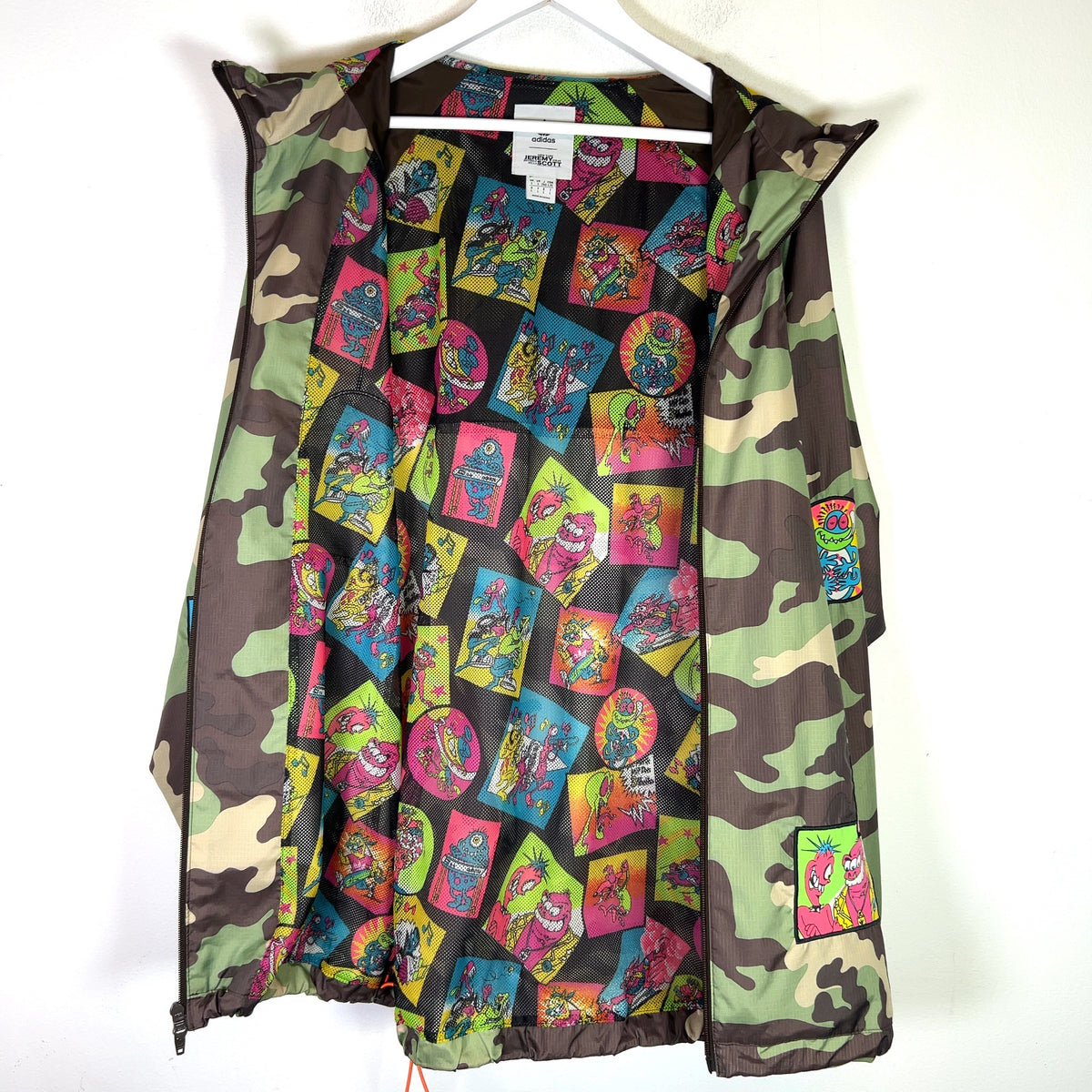 Adidas x Jeremy Scott Camo Windbreaker