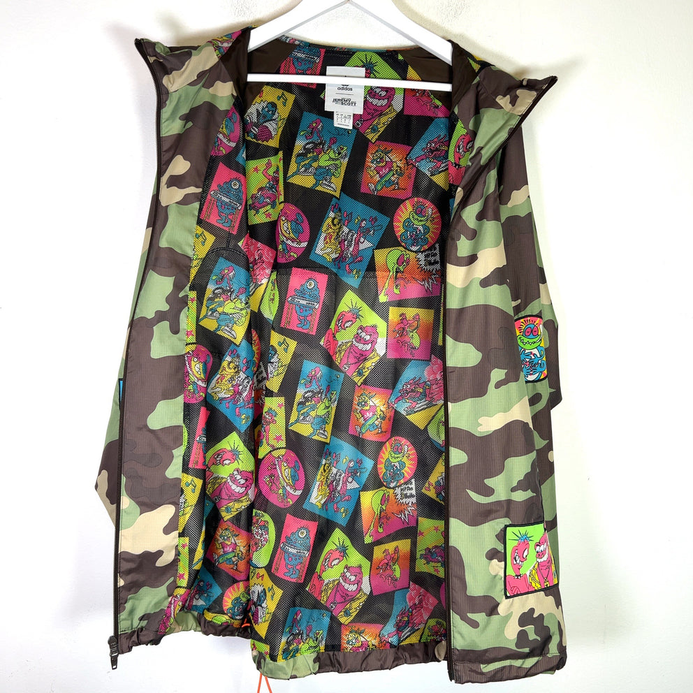 Adidas x Jeremy Scott Camo Windbreaker