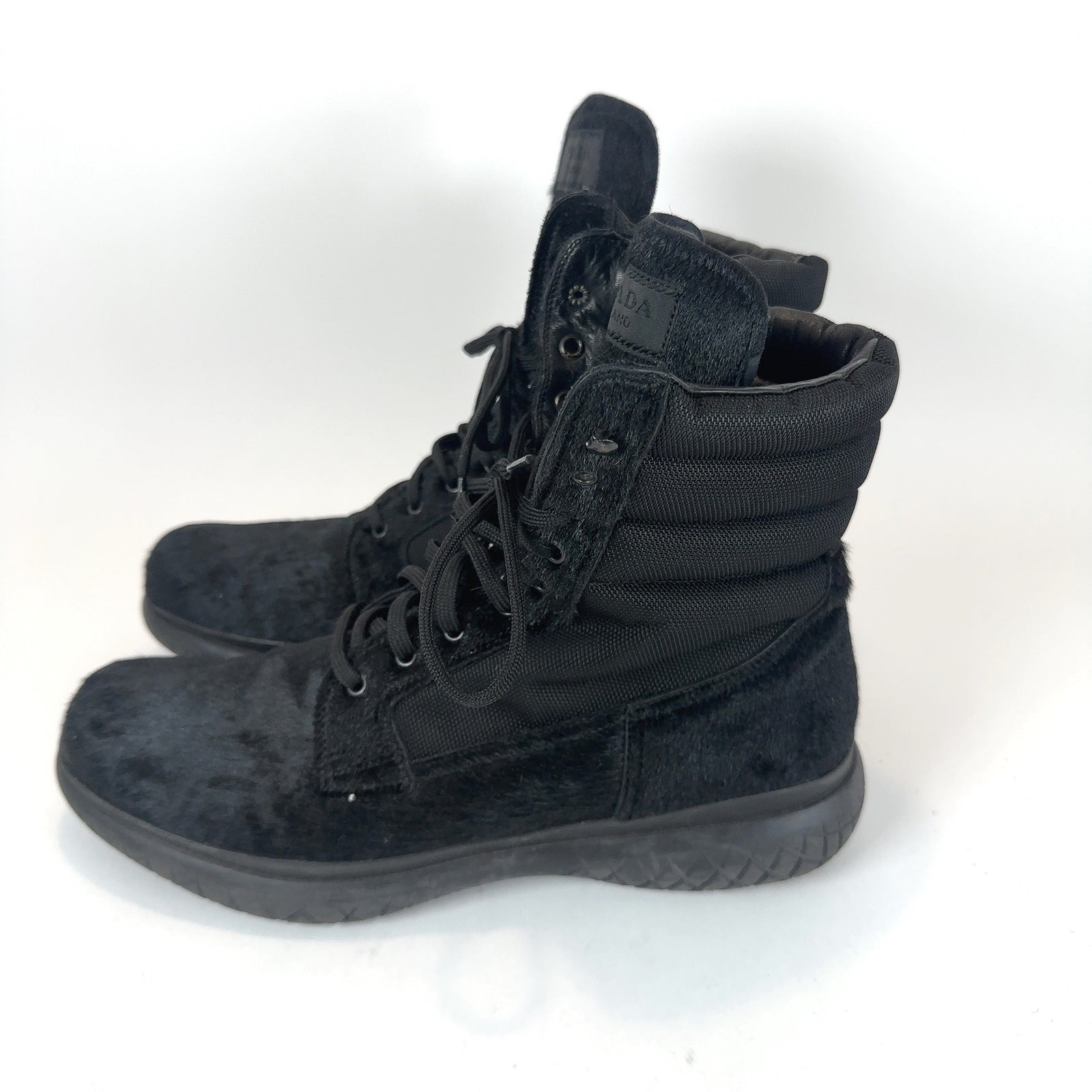 Prada Ponyhair 'Cup' Hightop Sneakers
