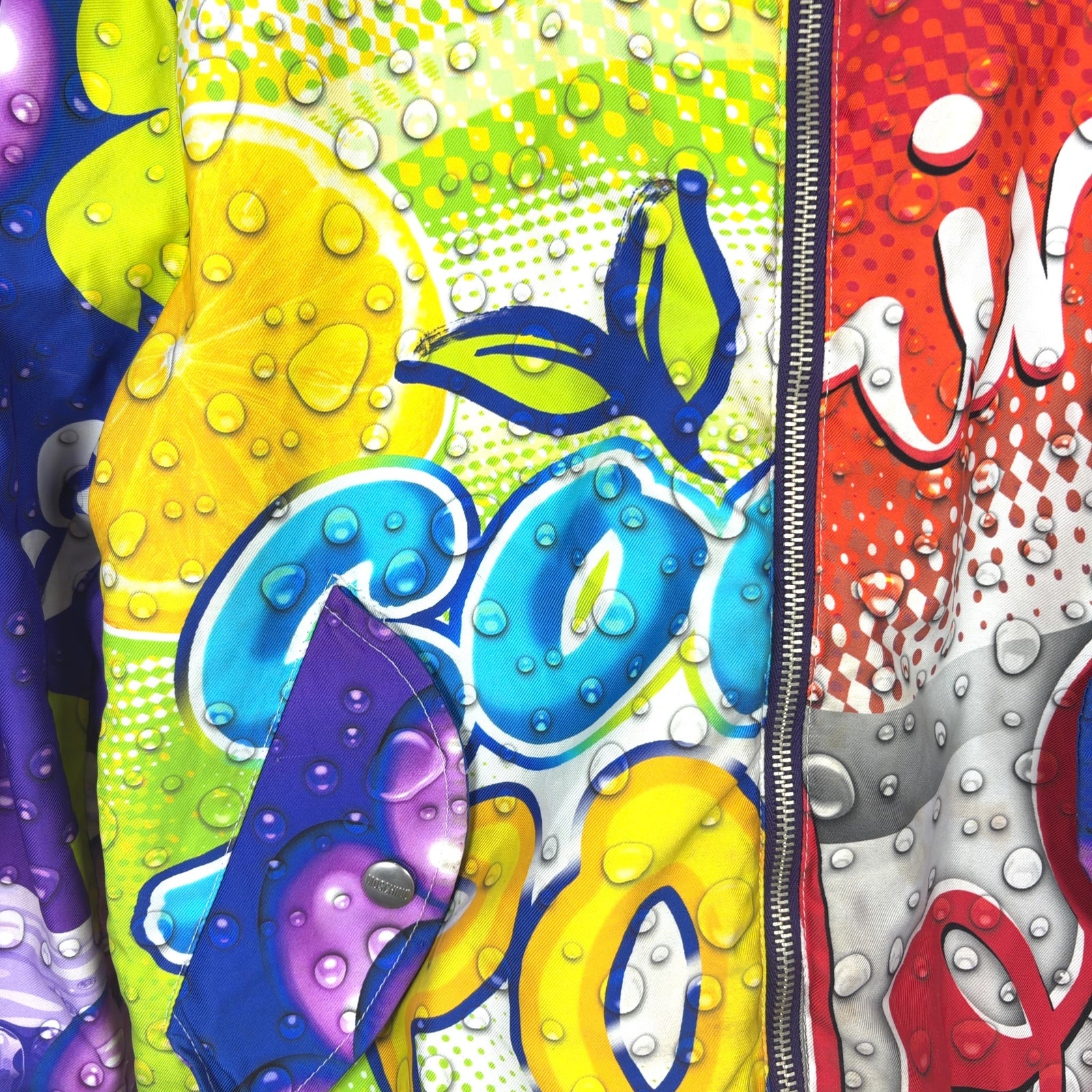 Moschino Couture “Drink Soda” Bomber Jacket