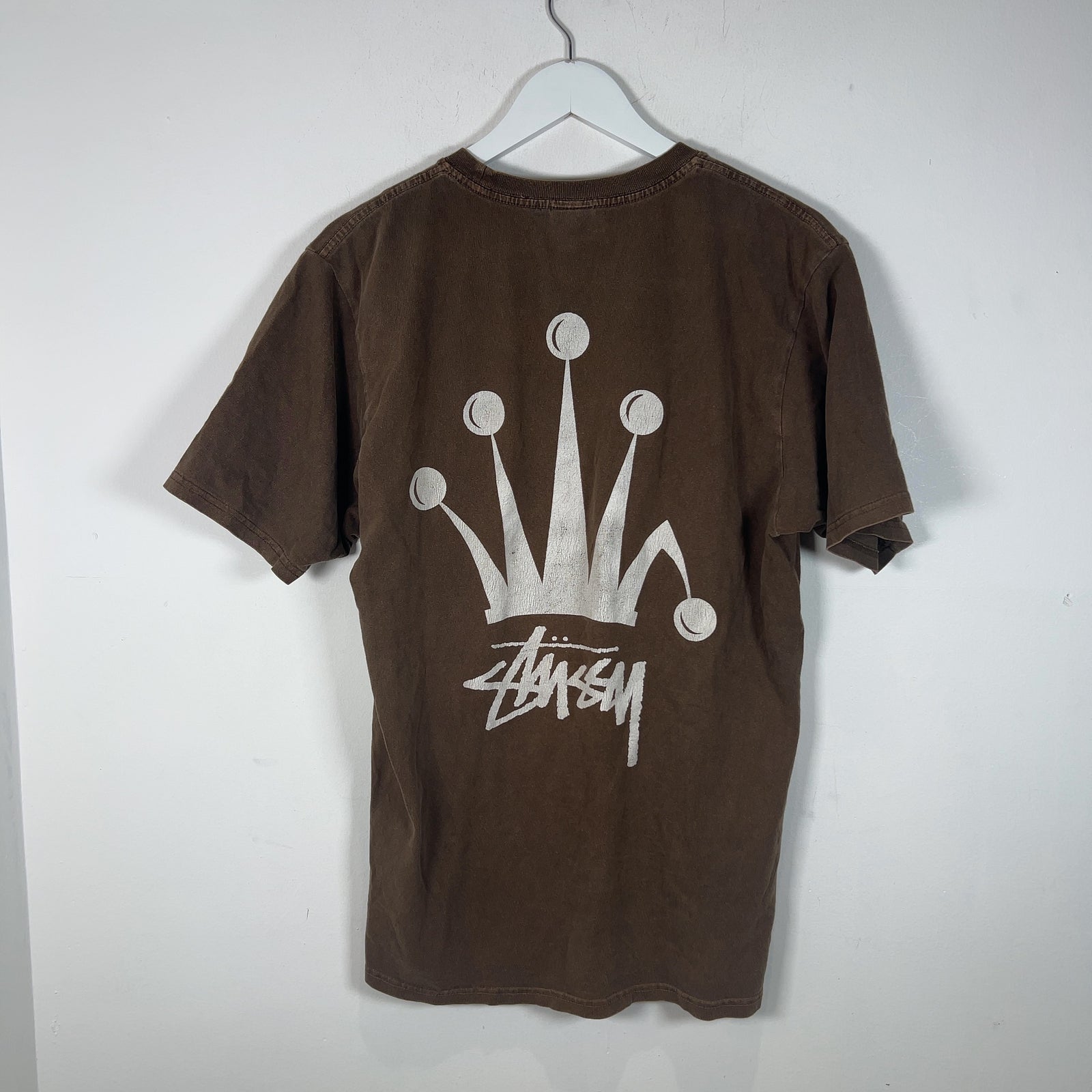 Stussy Crown Graphic Brown T-Shirt