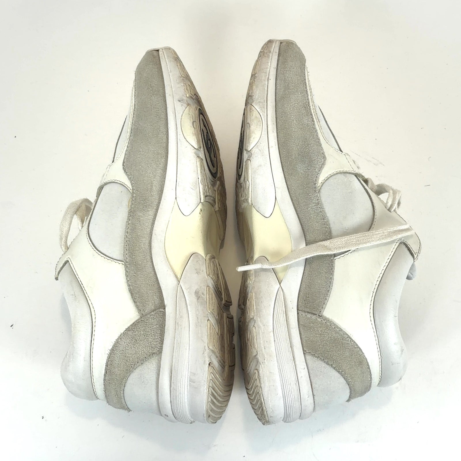 Chanel White Interlocking C Trainers