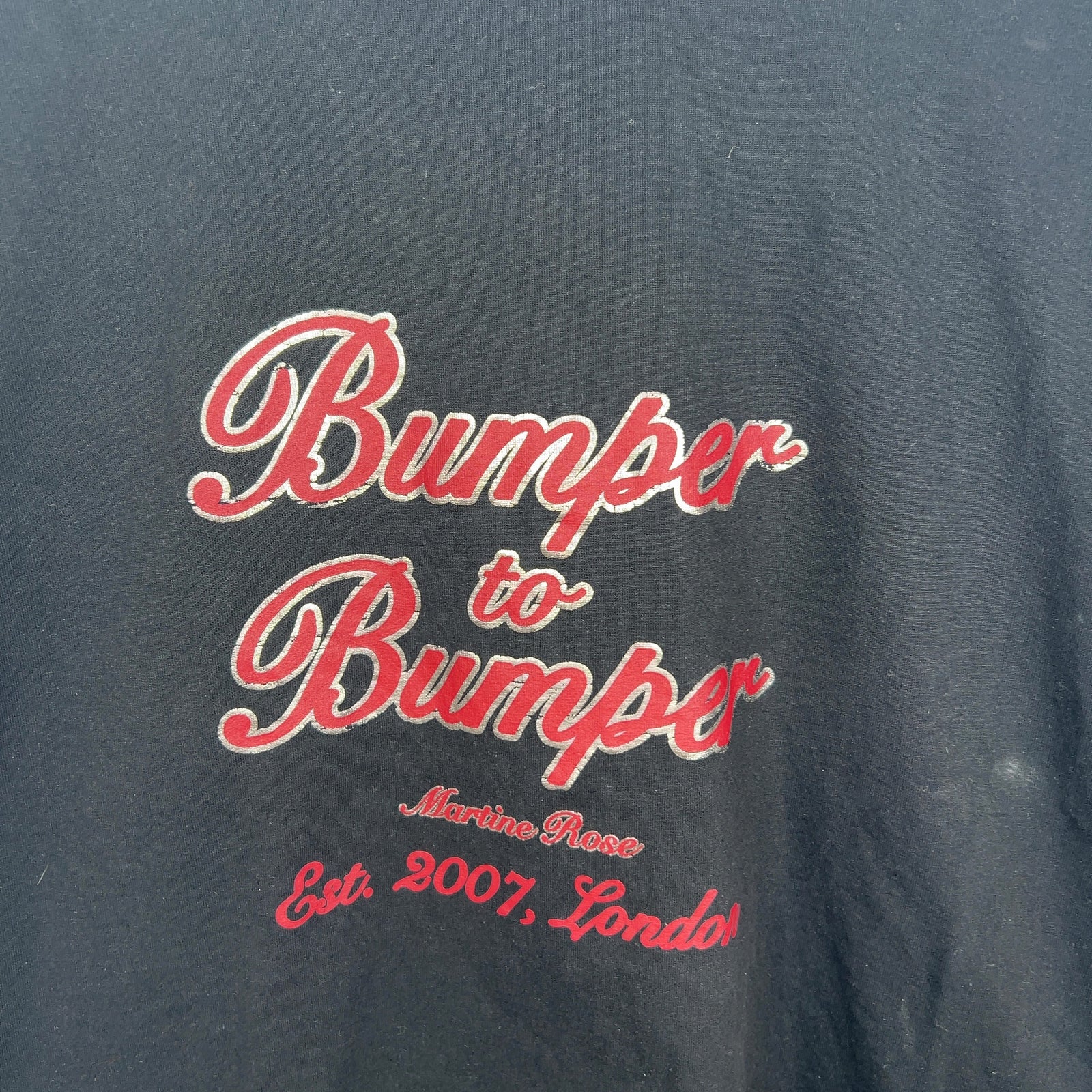 Martine Rose 'Bumper To Bumper' Graphic T-Shirt