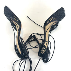 Bottega Veneta Stretch Lace Up Heels