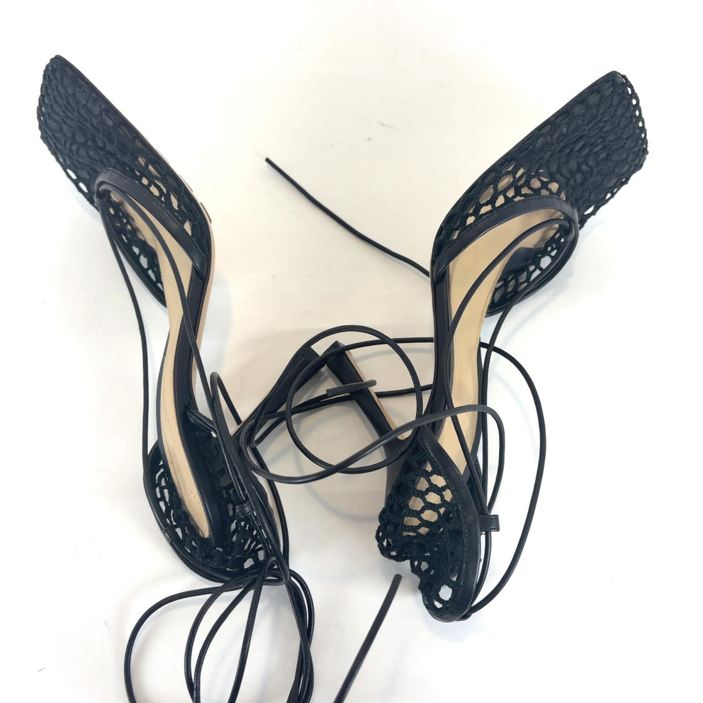 Bottega Veneta Stretch Lace Up Heels