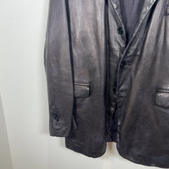 Giorgio Brato Leather Blazer
