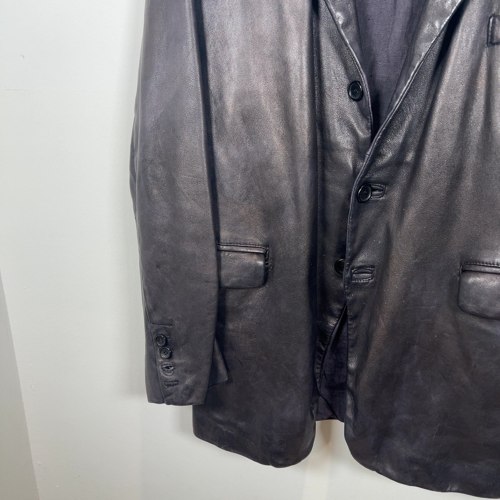 Giorgio Brato Leather Blazer