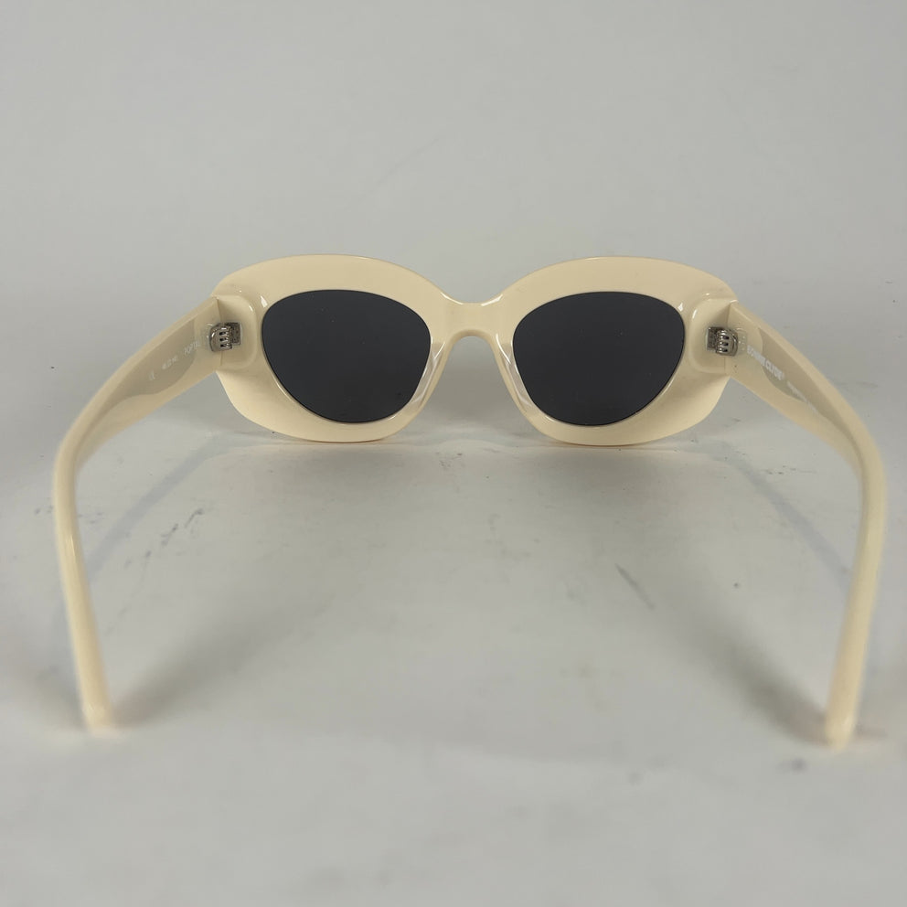 Bonnie Clyde Oval Shaped Acetate Sunglasses
