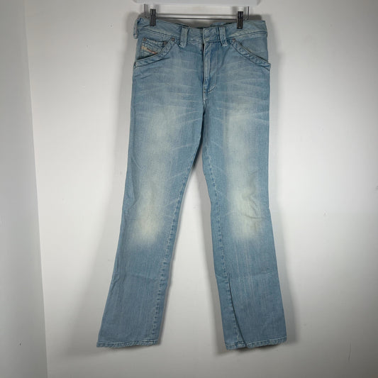 Diesel Straight Bootcut Denim Jeans