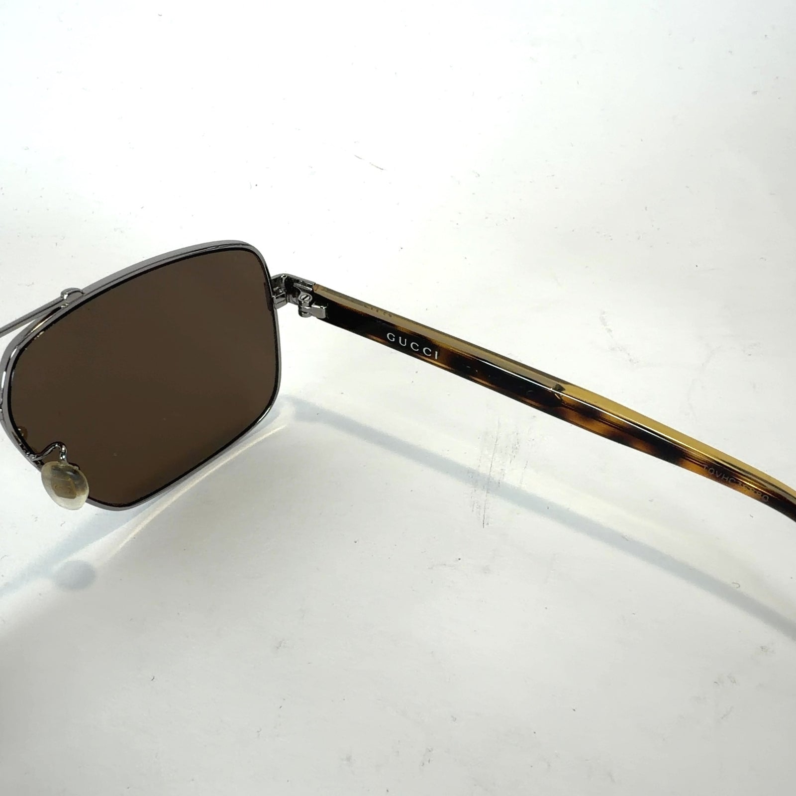 Gucci Rectangle Aviator Sunglasses