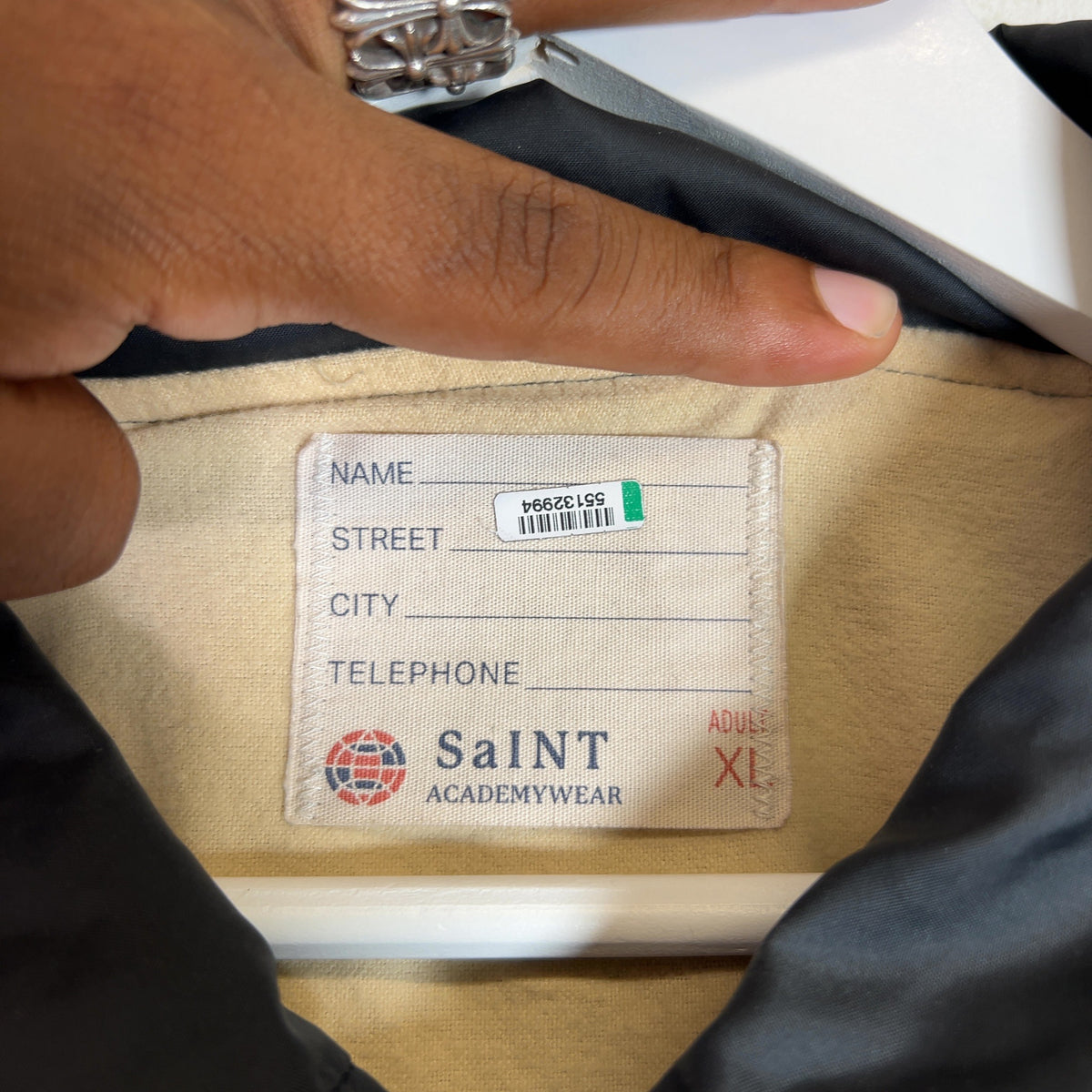 Saint Michael 'Saint Room' Coach Jacket