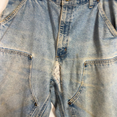 Carhartt Vintage Lightwash Distressed Double Knee Jeans