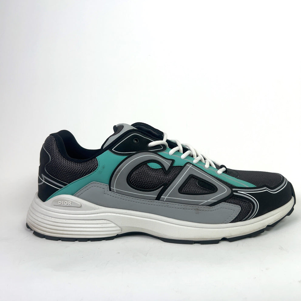 Dior B30 Anthracite Gray Technical Fabric Sneaker