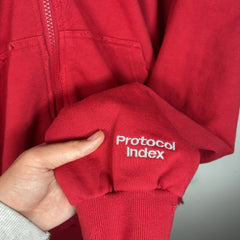 Protocol Index Terry Towel Zip Up Hoodie