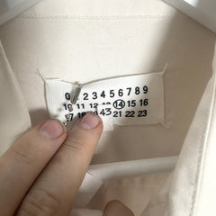Maison Margiela White Button Up Shirt Size M