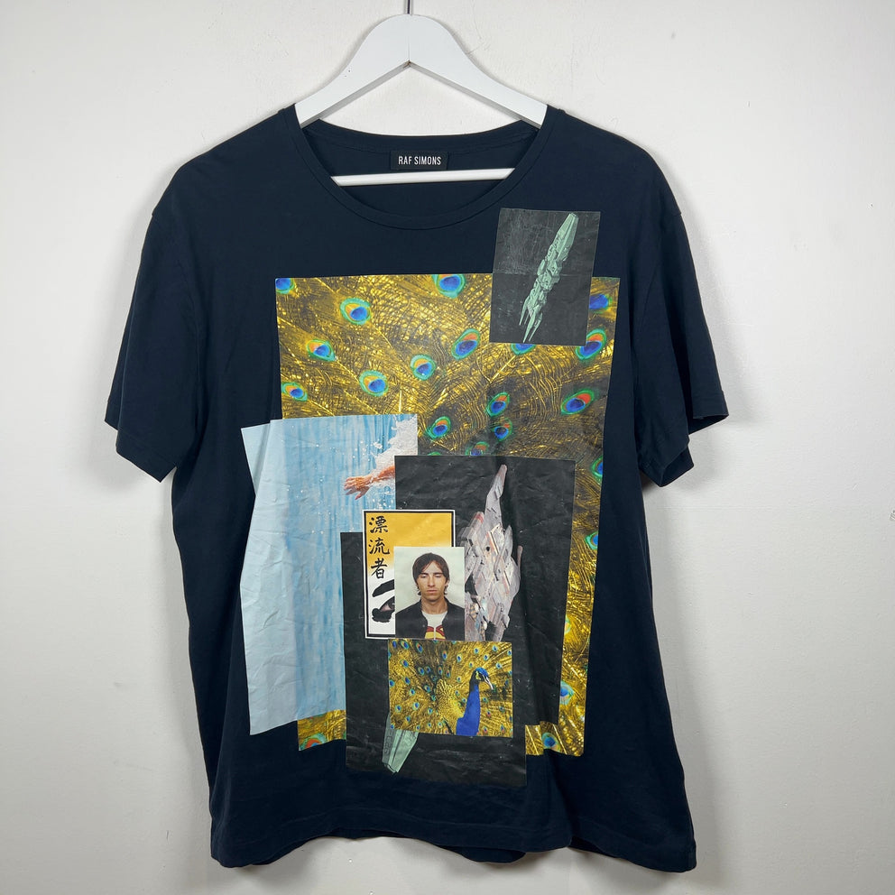 Raf Simons 'Peacock' Multi-Patch Graphic T-Shirt