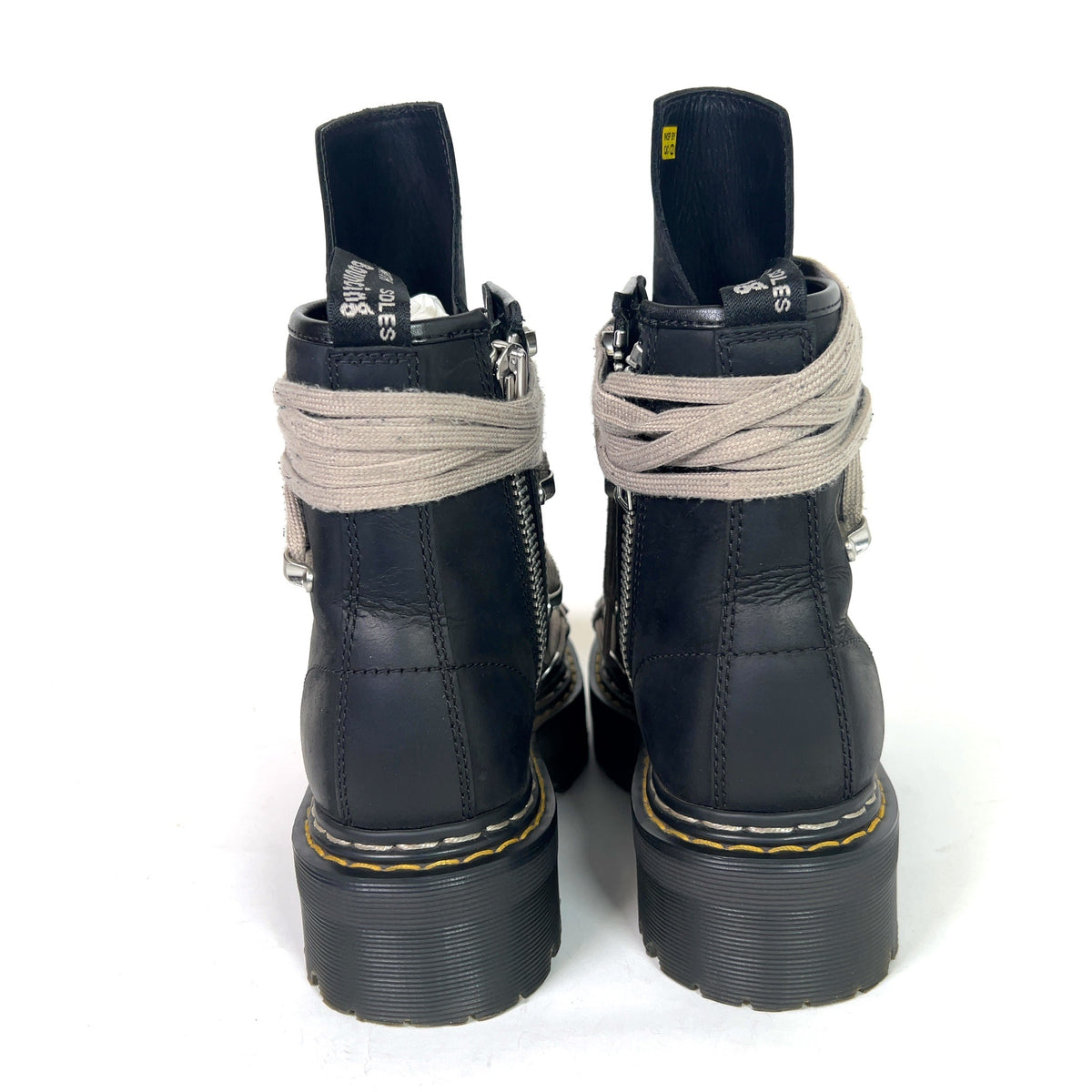 Rick Owens x Dr Martens 1460 Megalace Quad Sole Boots