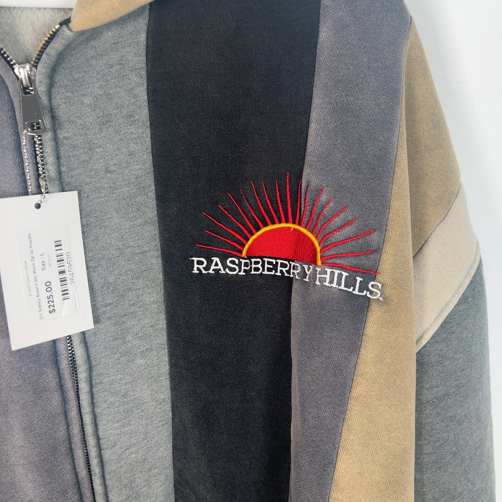 GV Gallery Bosai Color Block Zip Up Hoodie