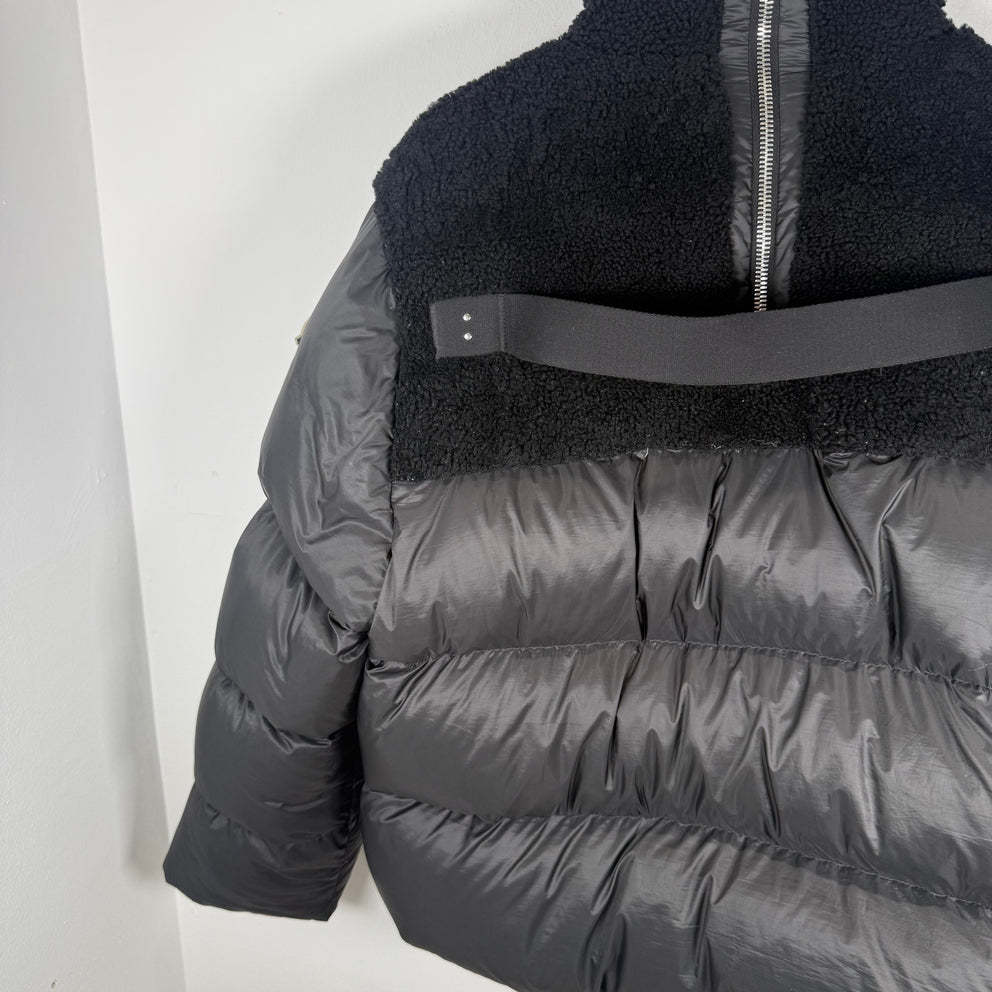 Rick Owens x Moncler FW23 Cyclopic 1/4 Shearling Down Jacket