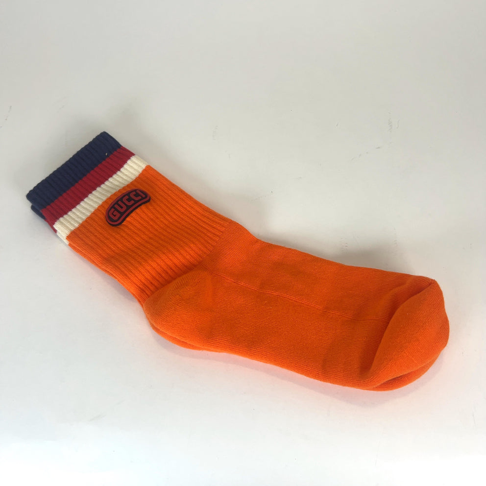 Gucci Rubber Logo Socks