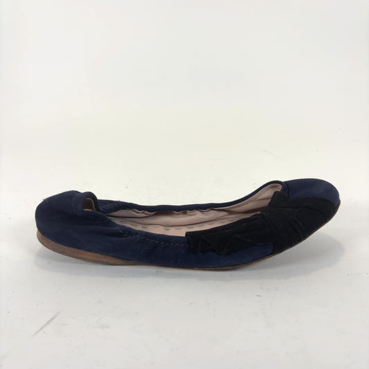 Miu Miu Navy Ballet Flats