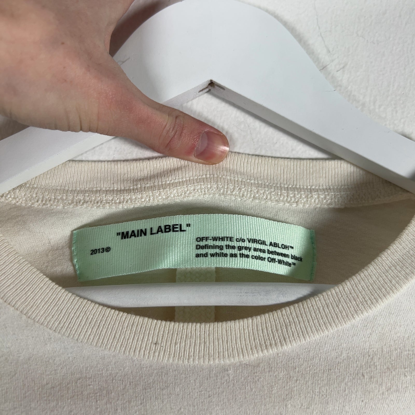 Off-White 'Impressions' Long-Sleeve T-Shirt Size L
