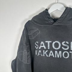 Satoshi Nakamoto Padded Logo Hoodie Size L