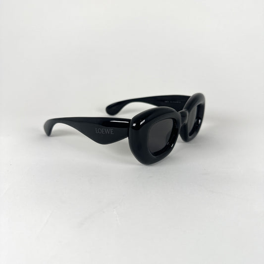 Loewe Black Inflated Cat Eye Sunglasses