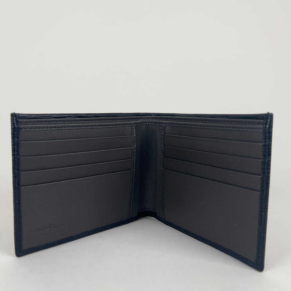 Salvatore Ferragamo Epi Leather Logo Wallet