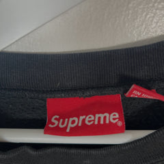 Supreme Black Mini Box Logo Crewneck