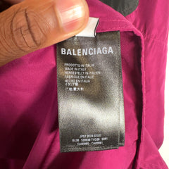 Balenciaga 2019 Logo Nylon Windbreaker Jacket