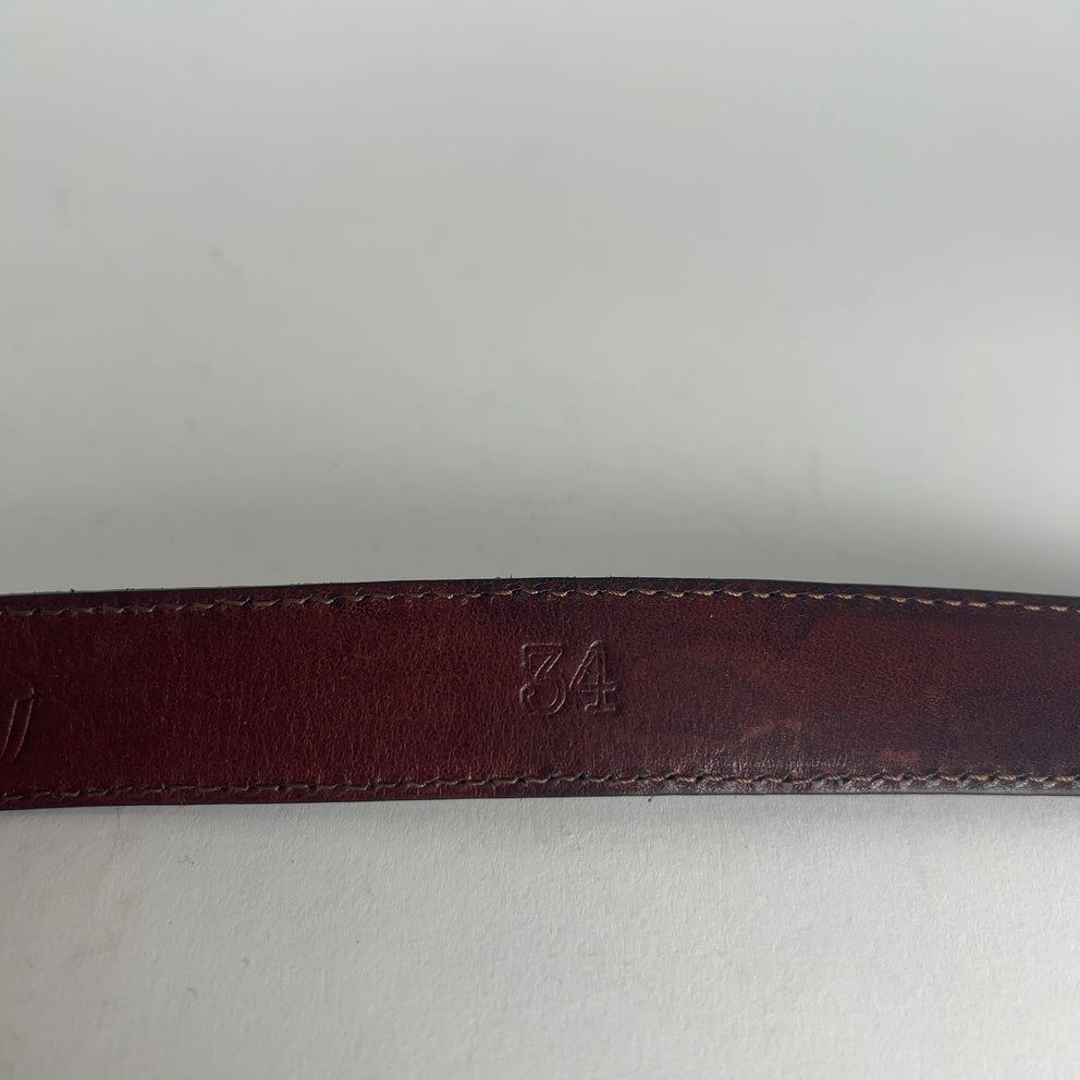 Chrome Hearts 1" Floral Square Belt