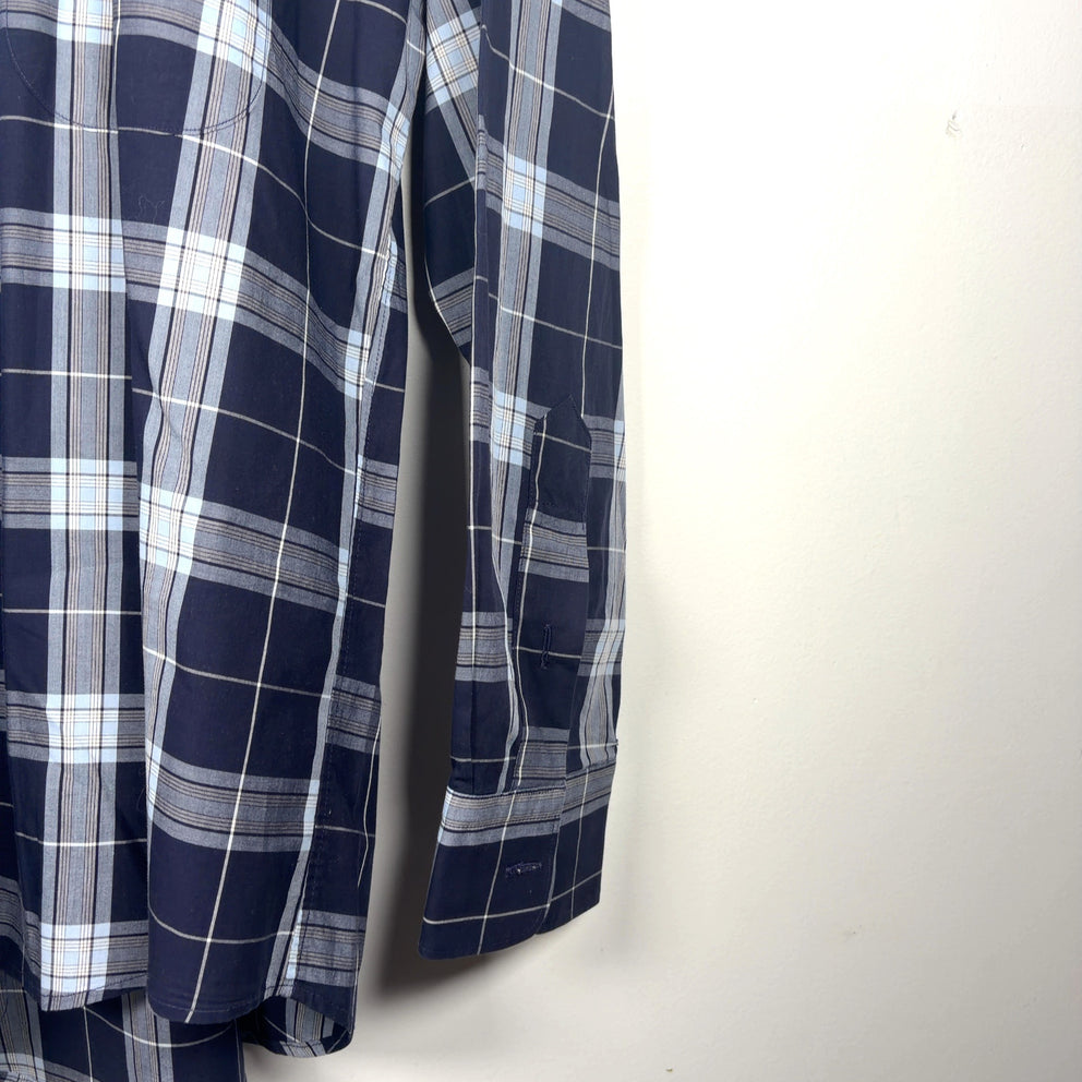 Burberry Plaid Button-Up Shirt