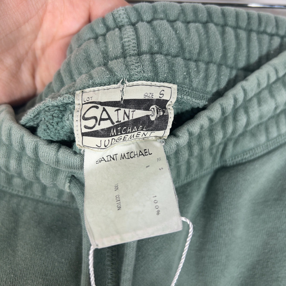 Saint Michael Distressed 'Source' Graphic Sweatpants