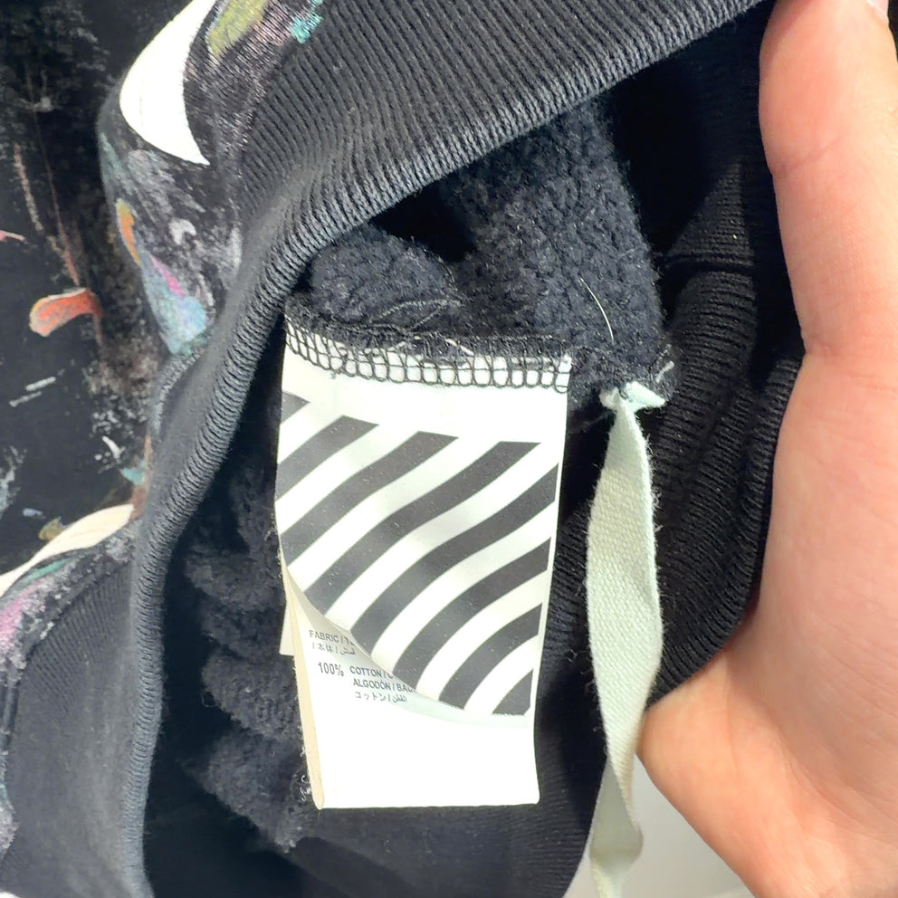 Off-White 'Seeing Things' Paint Spatter Arrow Crewneck