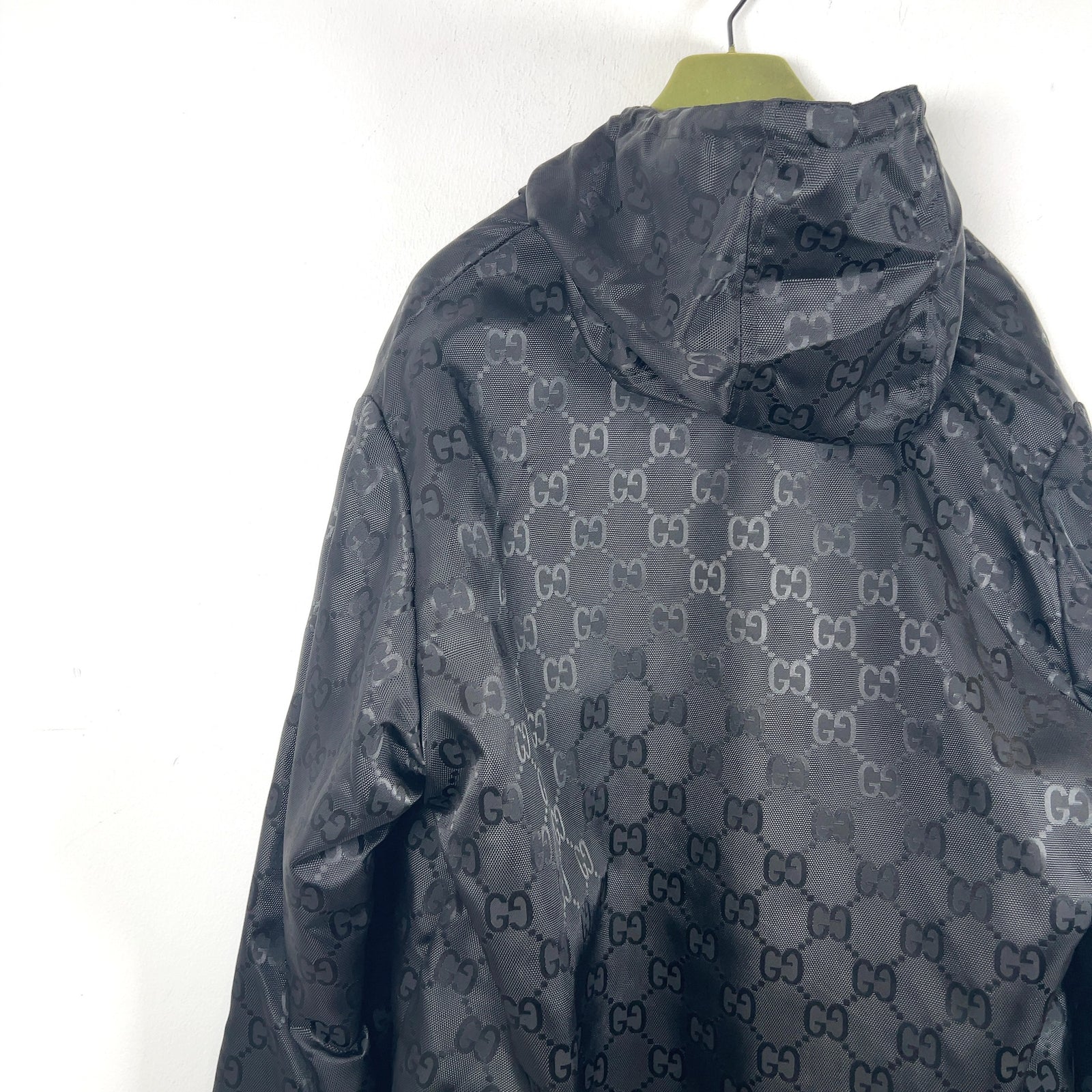 Gucci Off The Grid GG Nylon Zip Up Oversized Jacket