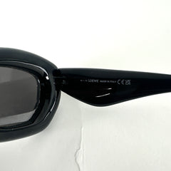 Loewe Black Inflated Cat Eye Sunglasses