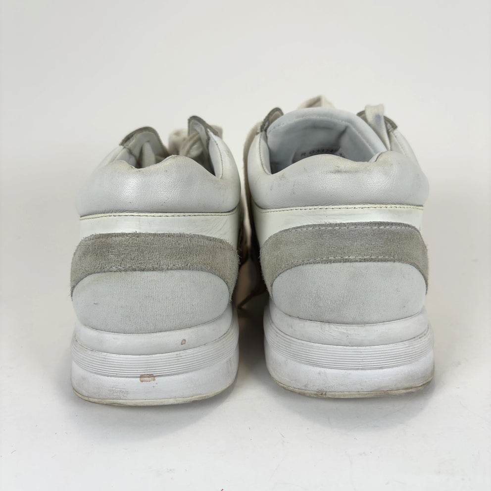 Chanel White Interlocking C Trainers