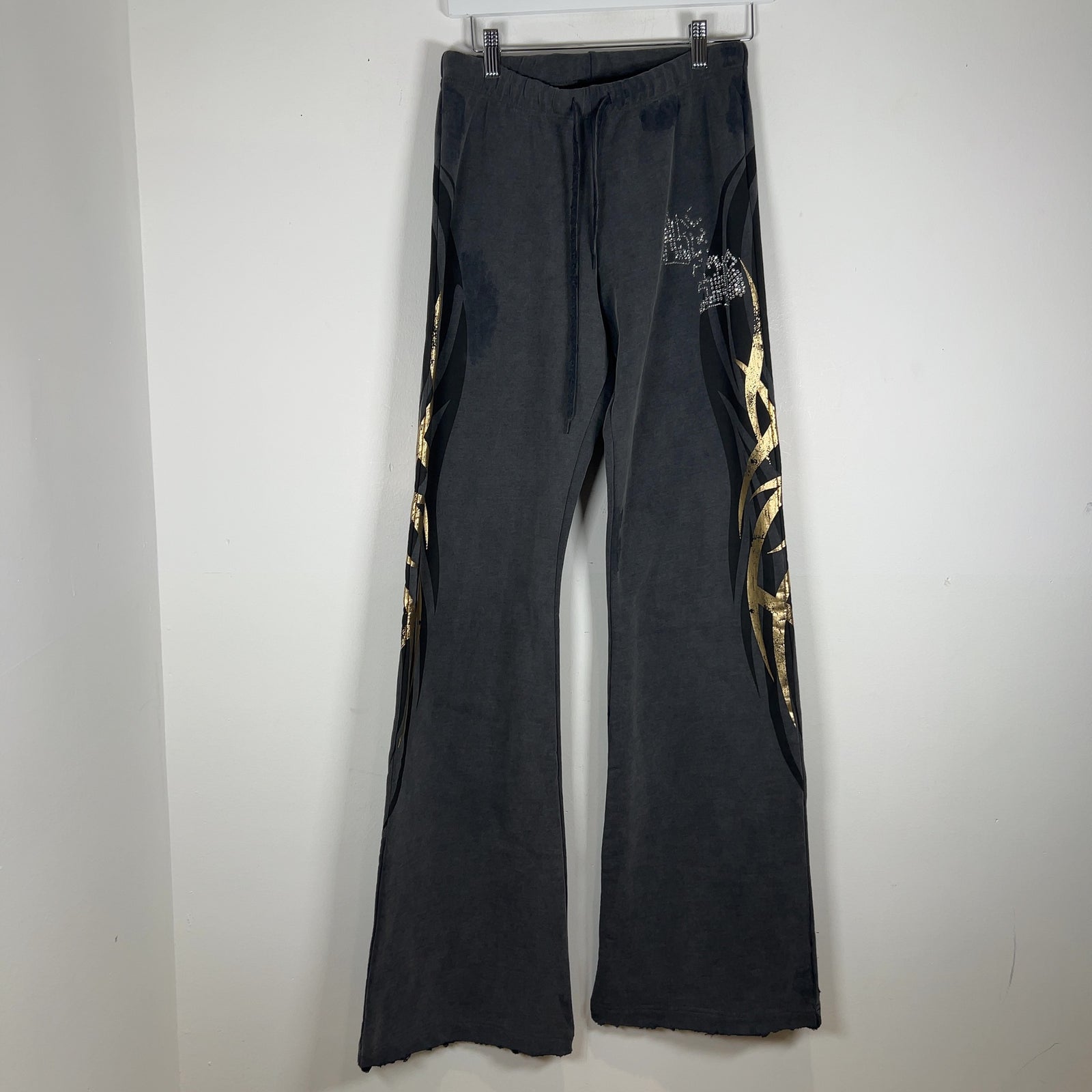 Balenciaga Tacky Tribal Rhinestone Sweatpants