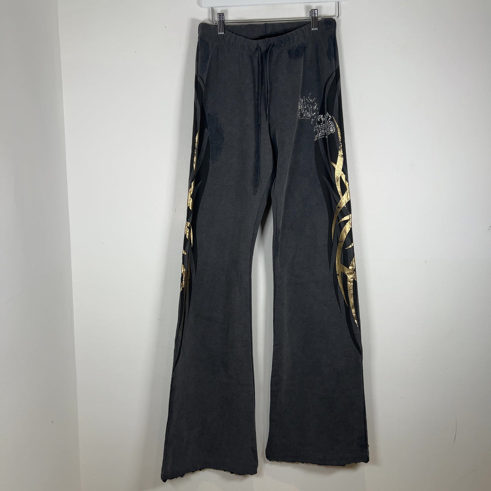 Balenciaga Tacky Tribal Rhinestone Sweatpants