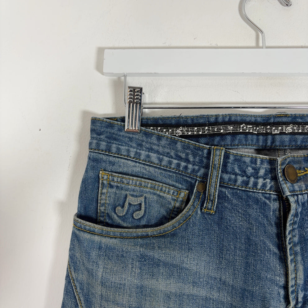 Number (N)ine x Guild Prime Flannel Patchwork Denim Jeans