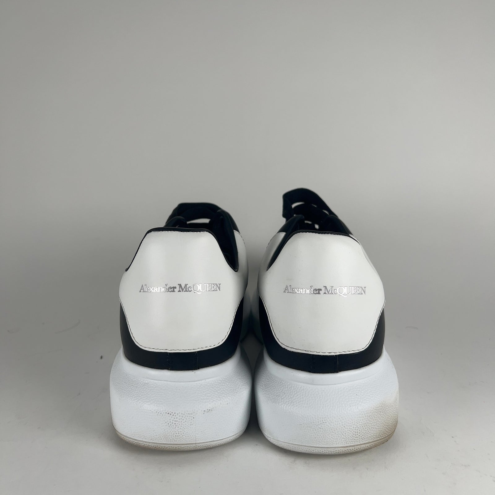 Alexander Mcqueen Black/White Low-Top Sneaker Size 12