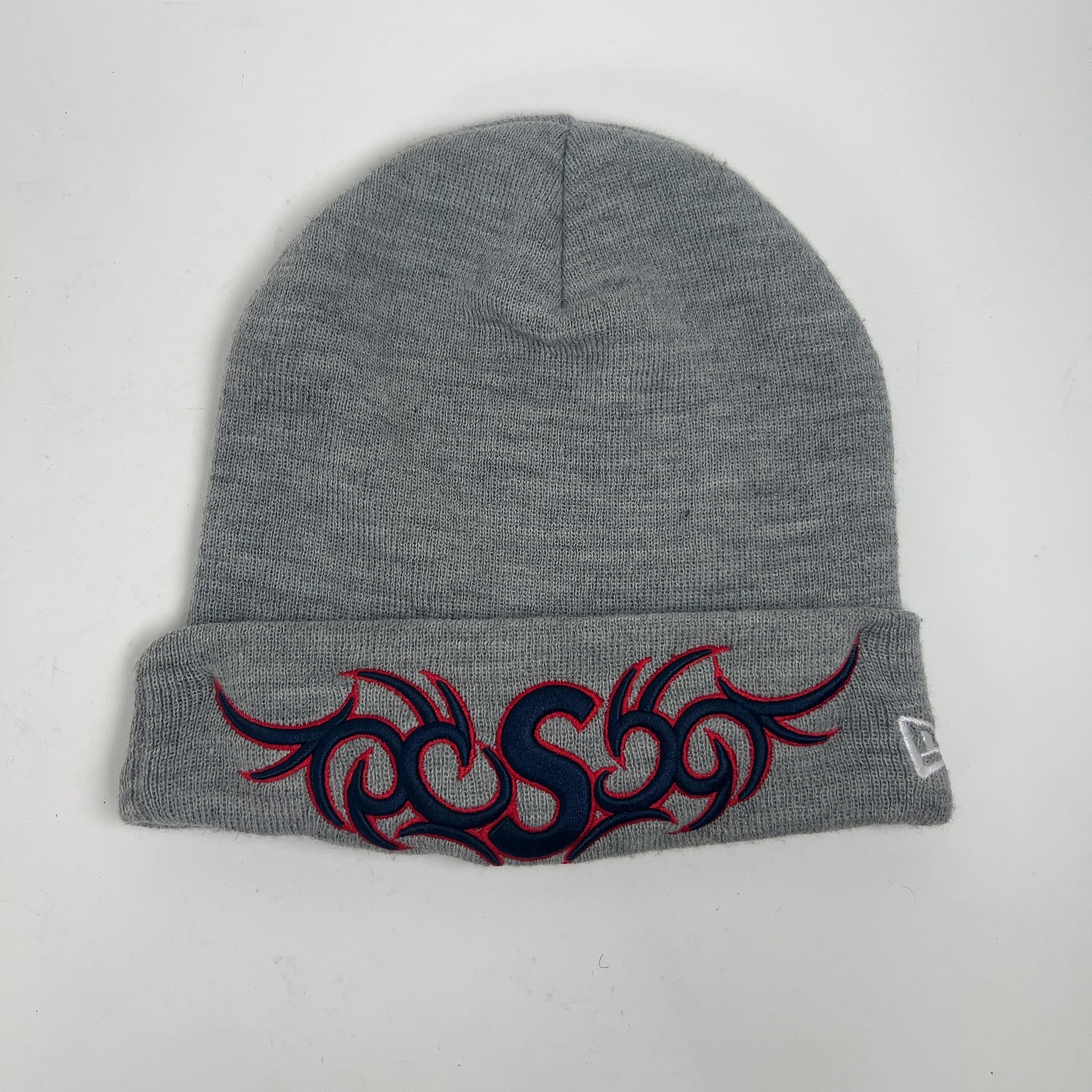 Supreme New Era 'S' Tribal Embroidered Beanie