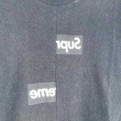 Supreme x Comme Des Garcons Split Box Logo Graphic T-Shirt